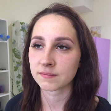 Коррекция бровей и окрашивание краской