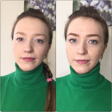 Ламинирование ресниц с ботоксом и оформление бровей